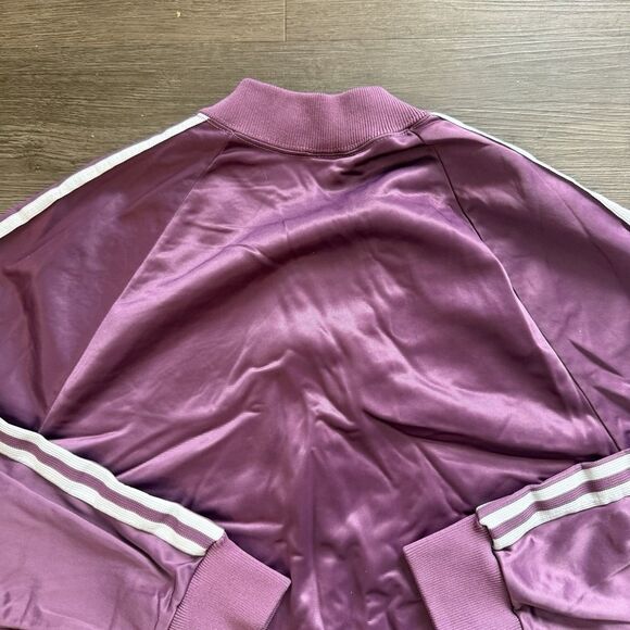VTG 80s Adidas ATP Keyrolan Track Jacket Men's M Plum Purple Trefoil RARE - Picture 8 of 10